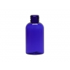2 oz. Blue Cobalt Translucent PET (BPA Free) 20-410 Plastic Boston Round Bottle w/ Treatment Pump or FM Sprayer 30% OFF