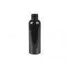 2 oz. Black 20-410 Round Bullet PET Opaque Plastic Bottle (Gloss Finish) (Stock Item}