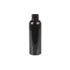 2 oz. Black 20-410 Round Bullet PET Opaque Plastic Bottle (Gloss Finish) (Stock Item)