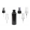 1 oz. Black 20-410 Round Bullet PET (BPA Free) Opaque Shiny Plastic Bottle-FM Sprayer or Treatment Pump