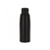 2 oz. Black 24-410 Tapered Round Opaque HDPE Plastic Bullet Bottle-Mini Trigger