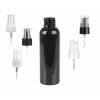 4 oz. Black 20-410 Round Bullet PET (BPA Free) Opaque Plastic Bottle-Treatment Pump or FM Sprayer