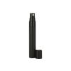 .26 oz (1/4 oz) (8 ml) Black 14 MM Round PP Plastic Opaque Bottle- Black Sprayer-Overcap