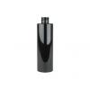 8 oz. Black Shiny 24-410 PET Opaque Plastic Bottle-Sym Disp Cap 1 7/8 in.-King