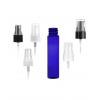 1 oz. Blue Cobalt Translucent 20-410 Tall Cylinder Round PET (BPA Free) Plastic Bottle-FM Sprayer or Treatment Pump