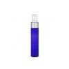 1 oz. Blue Cobalt Translucent 20-410 Tall Cylinder Round PET (BPA Free) Plastic Bottle-FM Alum Sprayer