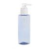 6 oz. Blue Light 24-415 PET (BPA Free) Translucent Plastic Cylinder Round Bottle W/ White 1.5cc Lock-Down Pump-6 in. dt  50% OFF