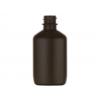 2 oz. Brown Dark Opaque HDPE 20-400 Plastic Oblong Bottle-Tincture