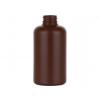 8 oz. Brown 28-400 HDPE Plastic Opaque Boston Rd Bottle-Pink-Brown Trigger Sprayer