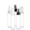 1 oz. Clear 20-410 Tall Cylinder Round PET (BPA Free) Plastic Bottle-Sprayer or Treatment Pump