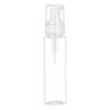 7 oz. (210 ml) Clear (3 pc. set) 43 MM Cylinder Round PET (BPA Free) Plastic Bottle w/ White Foamer (6 1/4 in. Dip Tube) & Clear Hood
