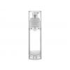 1 oz.-30mm Clear Airless Cylinder Round 20-410 Other Plastic Bottle-Overcap- PP Plastic Natrual Pump-Base