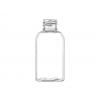 2 oz. Clear 20-410 PET (BPA Free) Plastic Boston Round Bottle (Stock Item)
