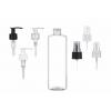 8 oz. Clear 24-410 PET (BPA Free) Plastic Cylinder Round Bottle-FM Sprayer or LU 1.2 CC Pump (King)