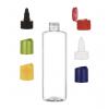 8 oz. Clear 24-410 PET (BPA Free) Plastic Cylinder Round Bottle-Dispensing Cap (King)