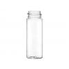 6 oz. Clear 43 MM Cylinder Round (180 ml) PET (BPA Free) Plastic Bottle