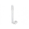 .33 oz (1/3 oz) (10 ml) Frosted 14 MM Round Other Plastic Bottle-Natural Sprayer-Pen Clip-Overcap