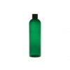 8 oz. Green 24-410 PET (BPA Free) Semi-Translucent Bullet Round Plastic Bottle (Stock Item)