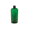 4 oz. Green Cosmo Oval PET Translucent 20-415 Plastic Bottle with Brown Dispensing Cap 35% OFF