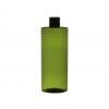 8 oz. Green Autumn 24-410 Cylinder Round Plastic Translucent PET Bottle