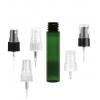 1 oz. Green 20-410 Tall Cylinder Round Semi-Translucent PET (BPA Free) Plastic Bottle-FM Sprayer or Treatment Pump
