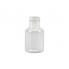 .33 oz. (1/3 oz) (10 cc) Natural 15-415 Boston Round Semi-Opaque LDPE Plastic Squeezable Bottle