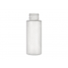 2 oz. Natural 24-410 Cylinder Round Slightly Squeezable HDPE Flamed Semi-Opaque Plastic Bottle (Stock)