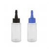 1 oz. Natural 20-410 Cylinder Round Squeezable LDPE Semi-Opaque Plastic Bottle-Yorker Cap