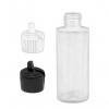 2 oz. Natural 20-410 Cylinder Round Squeezable LDPE Semi-Opaque Plastic Bottle-Dispensing Cap