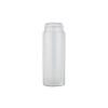 5 oz. (150 ML) 43 MM Natural Semi-Opaque Cylinder Round HDPE Plastic Bottle w/ White Foamer-6 1/4 in. DT-Clear Hood