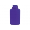 6 oz. blue opaque HDPE oblong 33-400 plastic bottle with dispensing flip top cap (2 pc set).