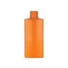 5 oz. Orange PET 24-410 Oblong Opaque Gloss Finish Plastic Bottle