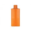 5 oz. Orange PET 24-410 Oblong Opaque Gloss Finish Plastic Bottle-Brown Mini Trigger Sprayer