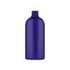 8 oz. Blue Dark Oval HDPE 24-410 Plastic Bottle