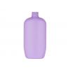 15oz. Purple HDPE 28-410 Opaque Squeezable Oval Plastic Bottle