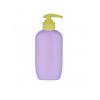 15oz. Purple HDPE 28-410 Opaque Squeezable Oval Plastic Bottle-Lotion Pump