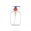 8 oz. Clear Squat Oval PET 28-400 Plastic Bottle W/ Blue-Orange Lotion Pump 50% OFF 8 oz. Clear Squat Oval PET 28-400 Plastic Bottle W/ Blue-Orange Lotion Pump 50% OFF