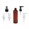 2 oz. Amber Dark 20-410 PET (BPA Free) Plastic Bullet Round Bottle-FM Sprayer or Lotion Pump (Stock)