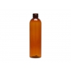 8 oz. Amber 24-410 PET (BPA Free) Semi-Translucent Bullet Round Plastic Bottle w/ Sprayer or Pump 30% OFF (Stock Item)