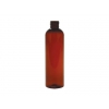 8 oz. Amber Dark 24-410 PET (BPA Free) Semi-Translucent Bullet Round Plastic Bottle w/ Sprayer or Pump 30% OFF (Stock Item)