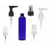 4 oz. Blue Cobalt 20-410 PET (BPA Free) Plastic Bullet Round Bottle Lotion Pump or Sprayer (Stock)