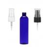 4 oz. Blue Cobalt 20-410 PET (BPA Free) Plastic Bullet Round Bottle-FM Sprayer-KATA