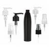 8 oz. Black Tapered Bullet Round 24-410 HDPE Opaque Plastic Bottle-Lotion Pump 2 cc OP or Sprayer
