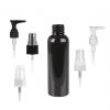2 oz. Black 20-410 Round Bullet PET Opaque Plastic Bottle Gloss Finish-Lotion Pump or FM Sprayer-Stock