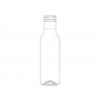 12 oz. Clear PET 38-400 Plastic Long Neck Sauce Bottle