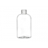 4 oz. Clear 20-410 PET (BPA Free) Plastic Boston Round Bottle-FM Sprayer or Lotion Pump
