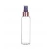 6 oz. Clear 24-410 PET (BPA Free) Plastic Bullet Bottle w/ Colored Metallic Sprayer (Surplus Item)