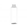 4 oz. Clear 24-410 PET (BPA Free) Plastic Cylinder Round Bottle