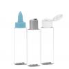 4 oz. Clear 24-410 PET (BPA Free) Plastic Cylinder Round Bottle-Dispensing Cap