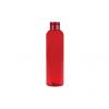 2 oz. Cranberry Red 20-410 Semi-Translucent PET (BPA Free) Plastic Round Bullet Bottle